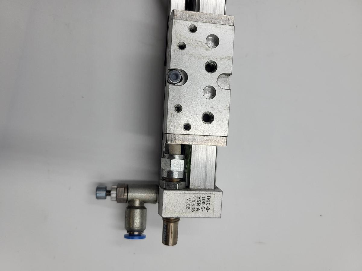 Used Festo DGC-8-100-G-YSR-A linear actuator