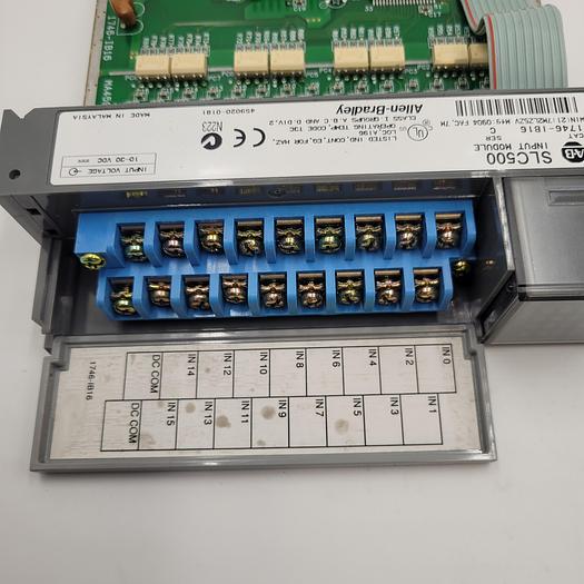 Used ALLEN BRADLEY SLC500 1746-IB16 SER C INPUT MODULE