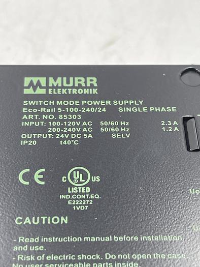 Used Murr Electronik ART.NO.85303