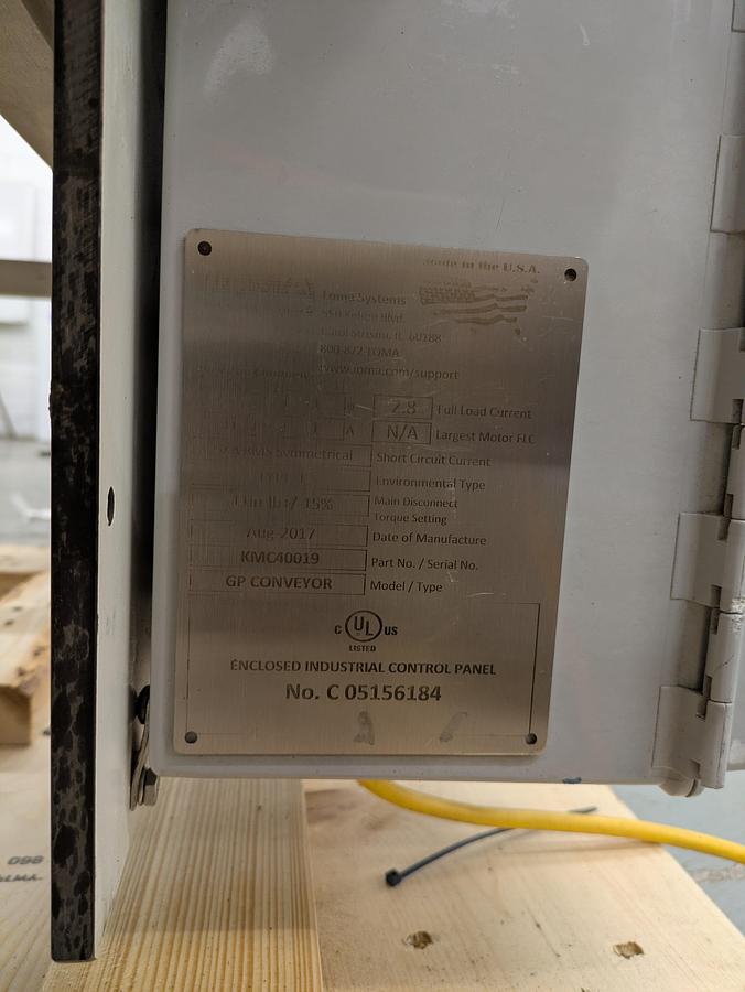 Used Loma IQ-3 e plus metal detector, stainless conveyor