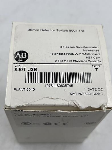 Allen-Bradley 800T-J2B SER T