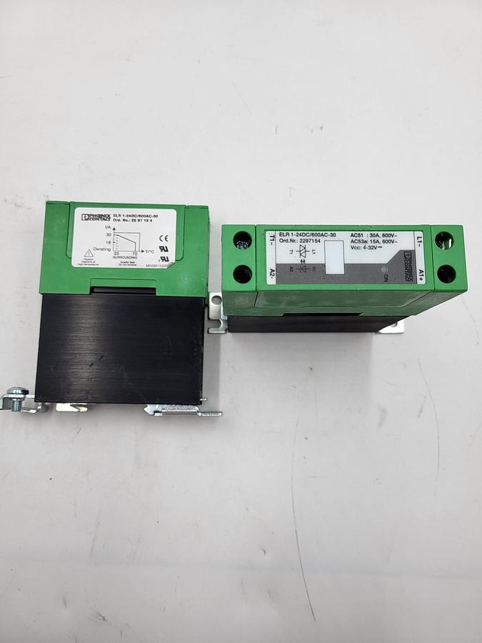 Used Phoenix Contact - Solid-state contactor - ELR 1- 24DC/600AC-30  - 2297154