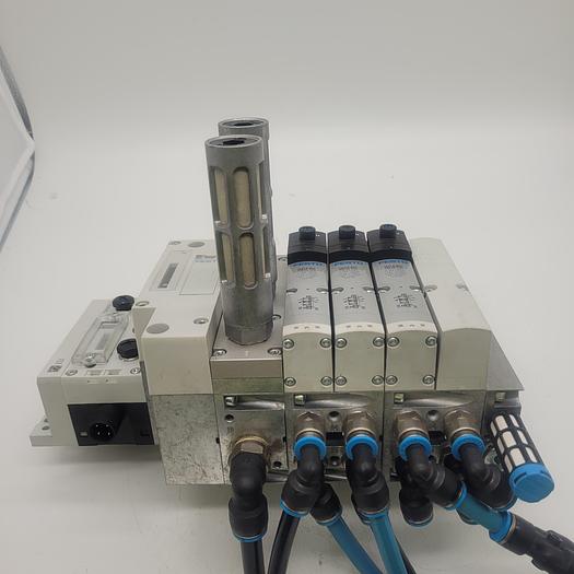 Used Festo CPX-GE-EV-S VABA-S6-1-X1 VABF-S6-10-P1A6-G12 Set Valve Controls