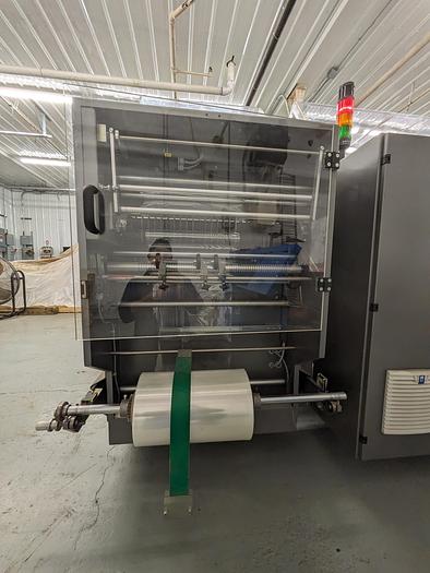 Used Kallfass Universa Servo 500 high speed automatic shrink wrap / with heat tunnel