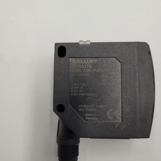 Used BALLUFF BOS0178 PHOTO ELECTRIC SWITCH  BOS23K-PU-RH10-S4