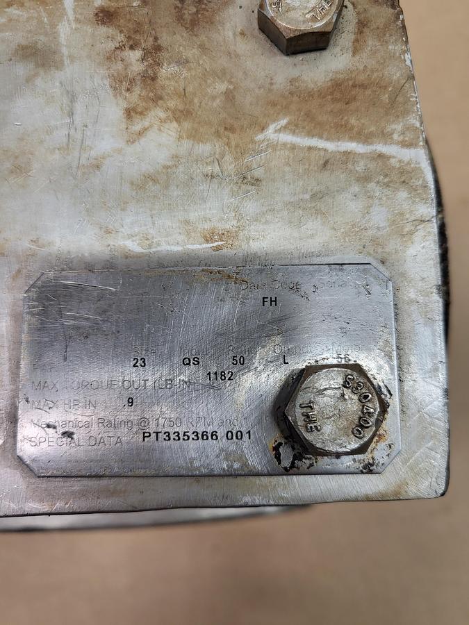 Used Tigear - 2 Right Gear Box 23QS L56 Motor 50:1 ratio