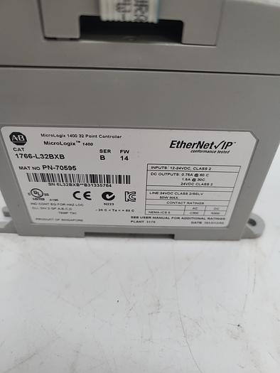 Used Allen-Bradley 1766-L32BXB Ser.B 1762-OW16 Ser.B