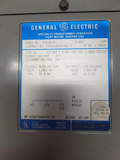 Used General Electric 9T51B140