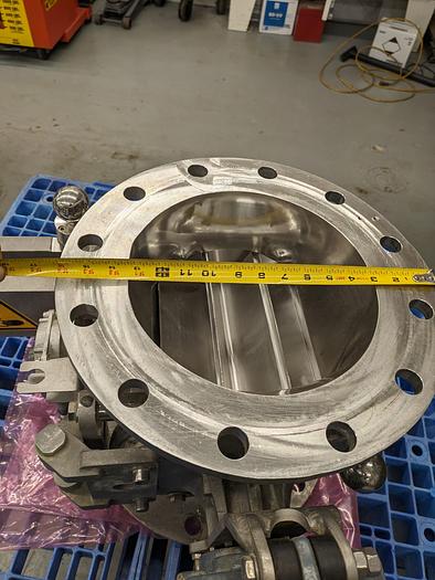 Used coperion 10" metering valve, stainless steel, sew drive