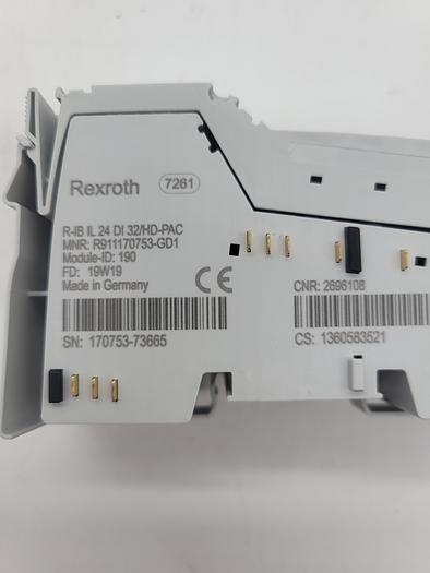 Used Rexroth R-IB IL 24 DI 32/HD-PAC R911170753-GD1