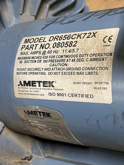 Used AMETEK DR656CK72X