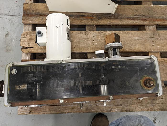 Used Hayssen Transmission 12-16 HR includes DC motor and encoder