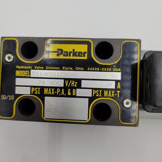PARKER D1VW001CNJW Parker Directional Valve, Solenoid
