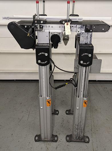 Used Dorner 8" wide x 24" long conveyor, variable speed drive.