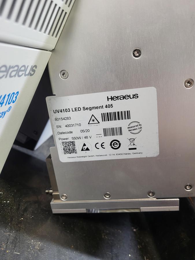 Heraeus UV4000 UV4103 Semray