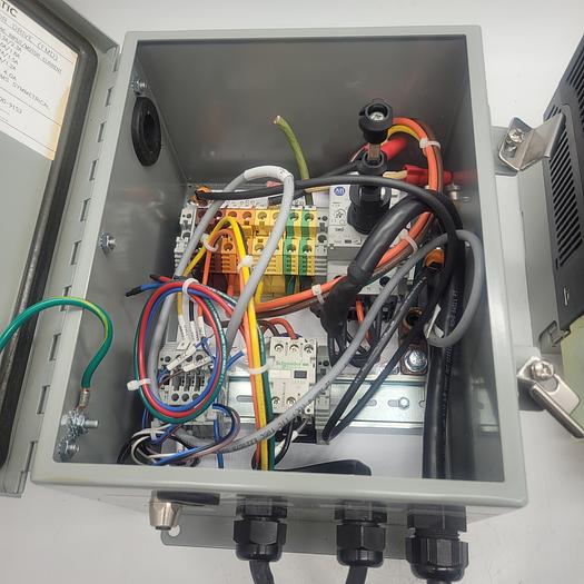 Used Dematic 1HP FieldBus Motor Drive Industrial Control Panel Enclosure Type 12,4 CJ-788817