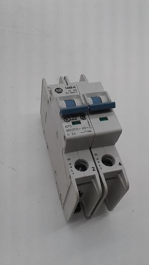 Used Allen-Bradley Current Limiting 2 Pole Unit 1489-A2D060 A