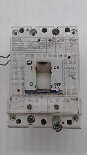 Used Allen-Bradley Complete Device On/Off Control 140G-H0F3-C80-UJ