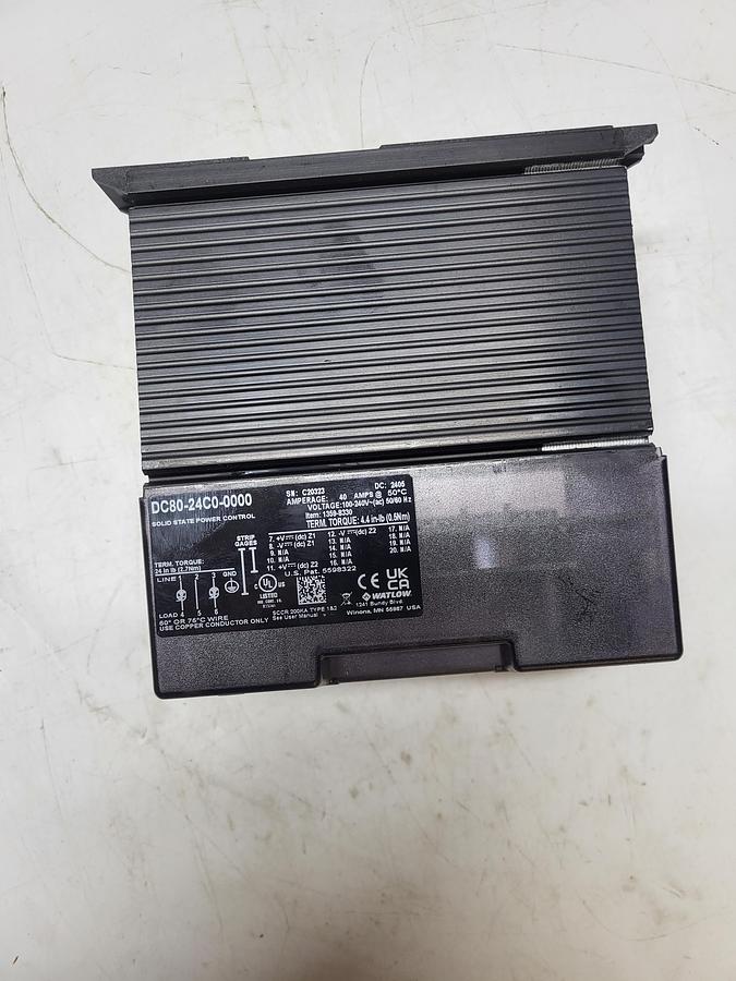 Used WATLOW Din-A-Mite DC80-24C0-0000 Power Control
