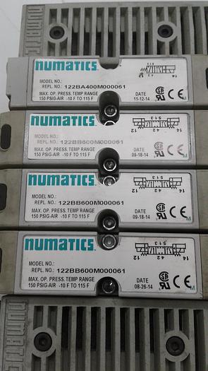 Used Numatics 25 Pin Sub-D Connector 122BA400M000061 122BB600M000061