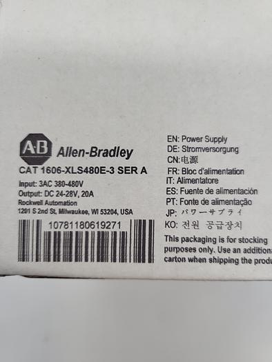 Authentic Allen-Bradley Power Supply 1606-XLS480E-3 Ser.A