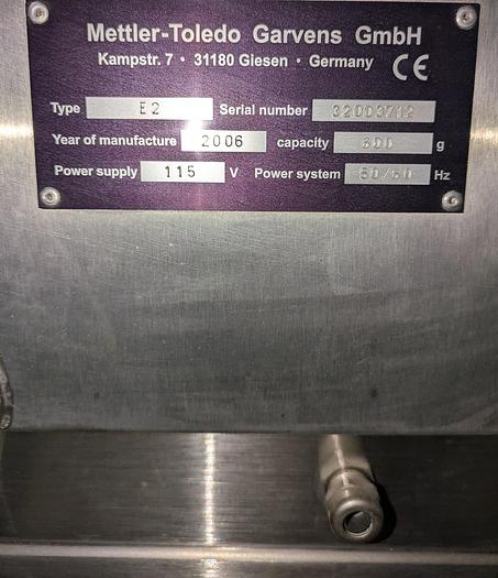 Used Garvens mettler toledo check weigher