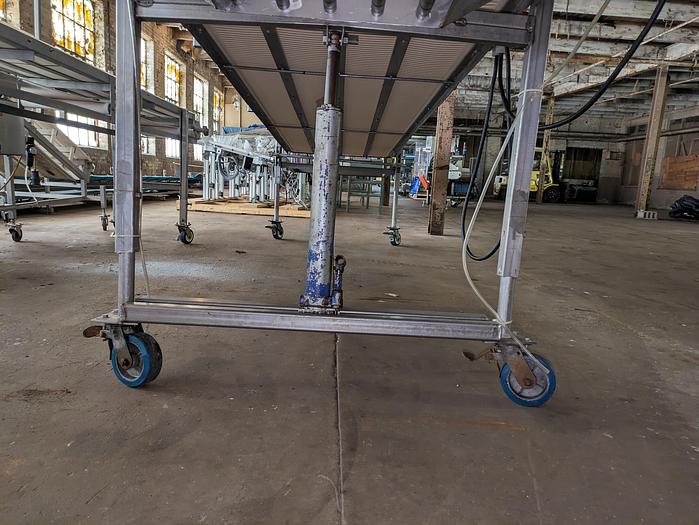 Used stainless conveyor 41 3/4" wide 16' long