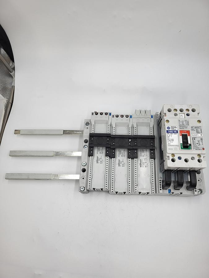 Used Allen Bradley 140U-H6C3-C60 B Circuit breaker & three EEC6032 & one Wohner S620-L
