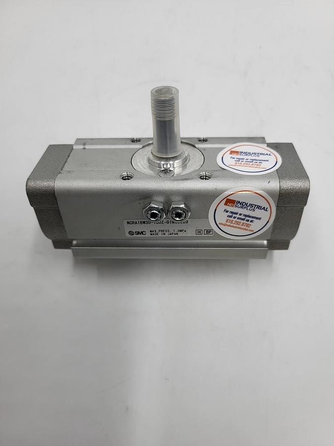 Used SMC NCRA1BW30-180Z rotary actuator, rack & pinion