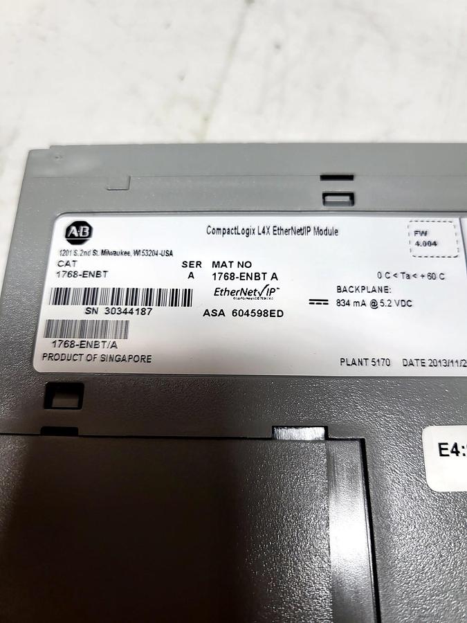Allen-Bradley 1768-ENBT unknown