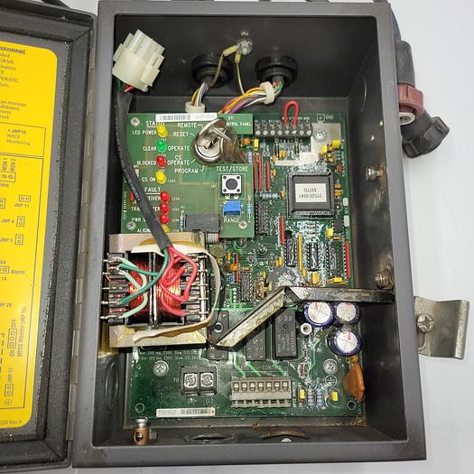 Used STI Mini Safe Flex Safe 4300B-2 Light Curtain Controller MS4328B2-AC1-15X-5R-U