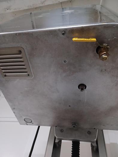 Used Citus jacketed mixing kettle and Alum-a-lift lifting cart