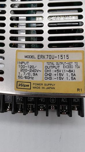 Used Volgen Power Supply ERK70U-1515