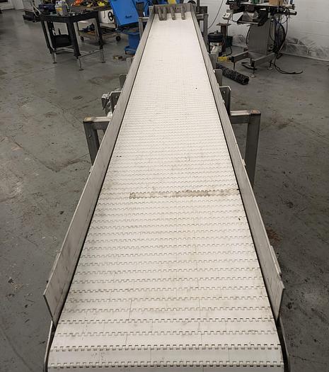 Used conveyor, stainless steel,