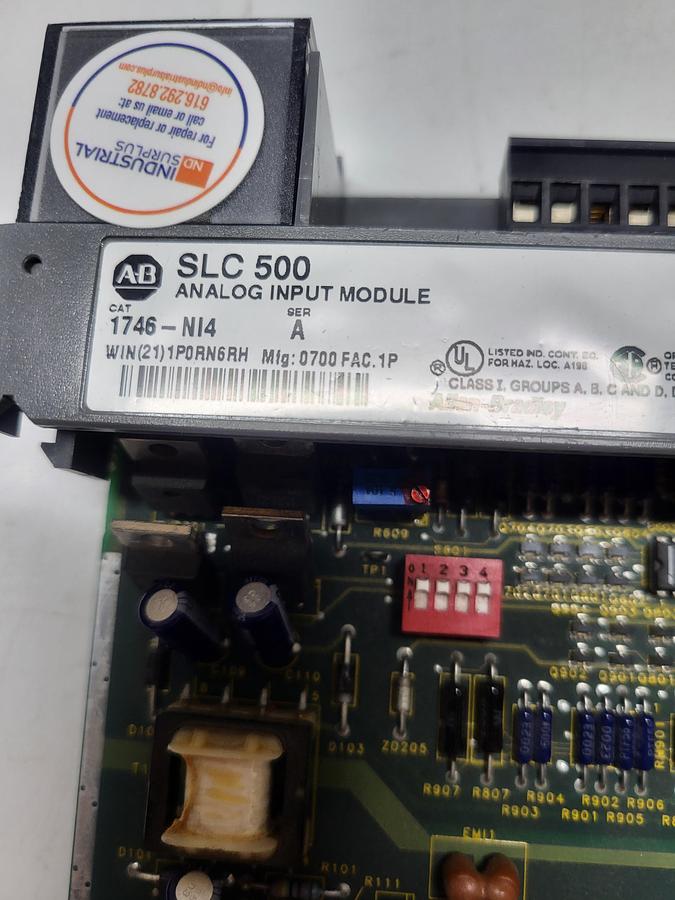 Used Allen-Bradley SLC500 Analog Input Module 1746-N14 Ser.A