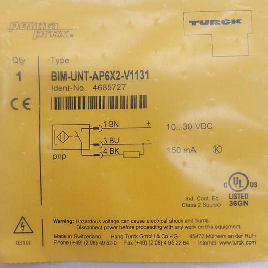 Turck PermaProx BIM-UNT-AP6X2-V1131