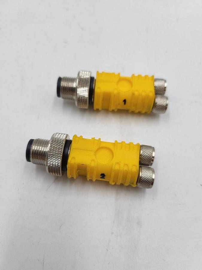 TURCK 3 PIN TO 4 PIN CONVERTER / SCREW END CONNECTION STRAIGHT