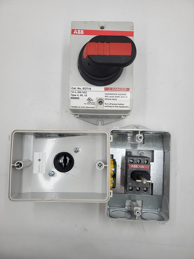 Used ABB EOT16U3P4-1P disconnect switch E63822