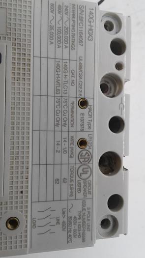 Used Allen-Bradley Complete Device On/Off Control 140G-H0F3-C80-UJ