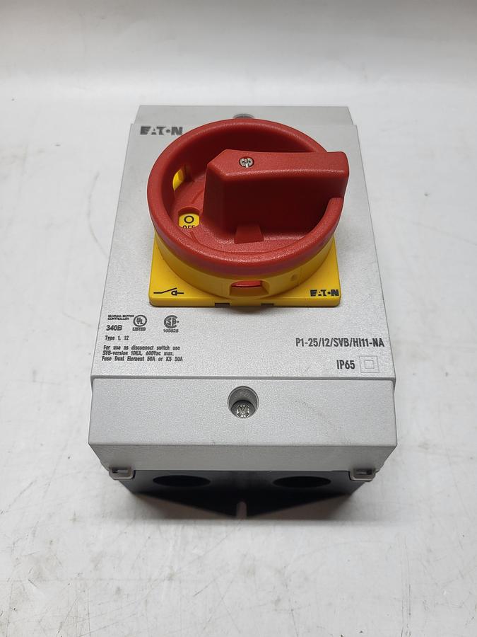 Used Eaton P1-25/I2/SVB/HI11-NA IP65 Switch