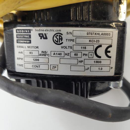 Used BODINE MINI MOTOR KCI-23