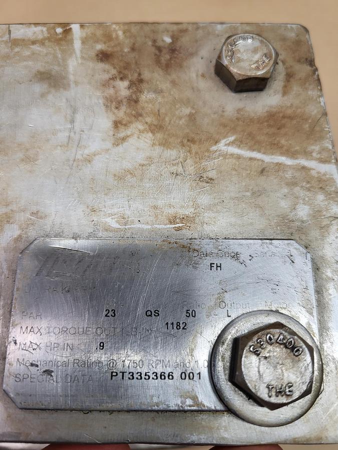 Used Tigear - 2 Right Gear Box 23QS L56 Motor 50:1 ratio