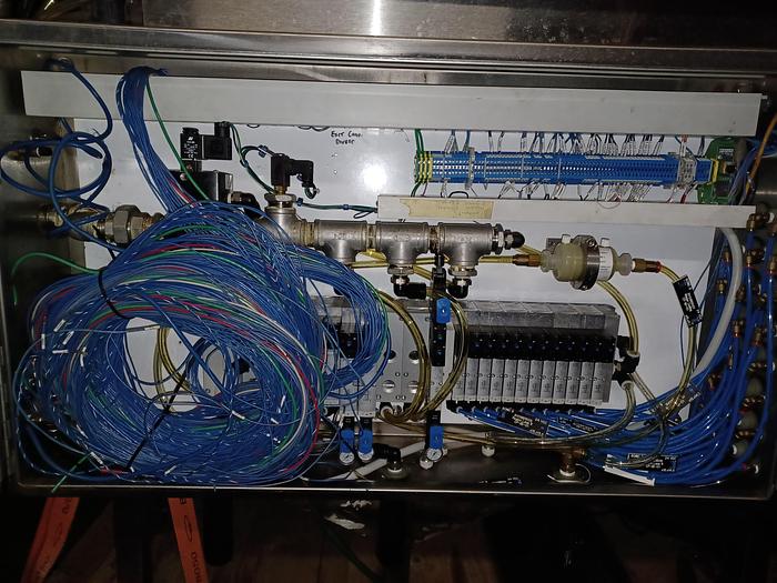 Used 12 lane sonic yogurt cup welder (branson)