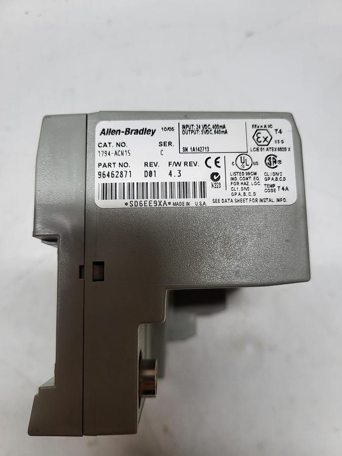 Used Allen-Bradley 1794-ACN15 Ser.C