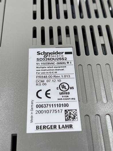 Used Schneider Electric SD326DU25S2
