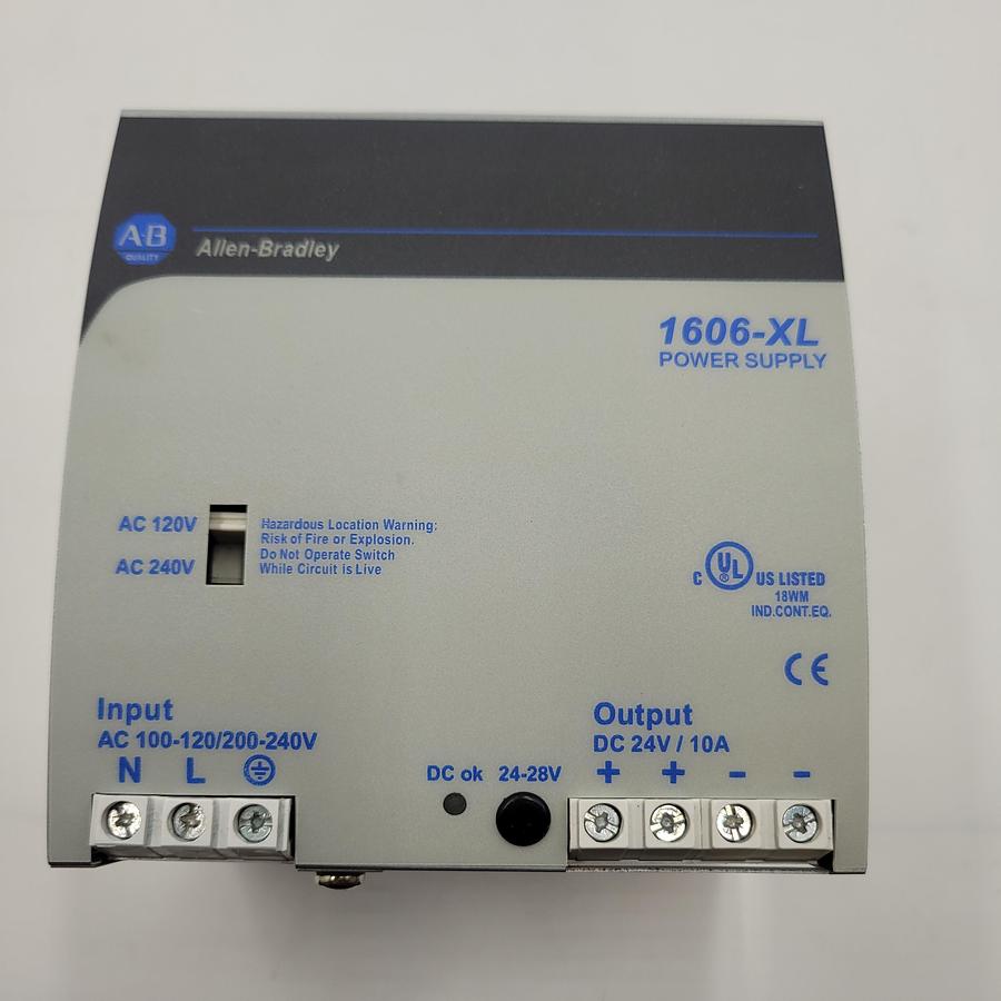 Used ALLEN BRADLEY 1606-XLE POWER SUPPLY 1606-XLE240E ser A