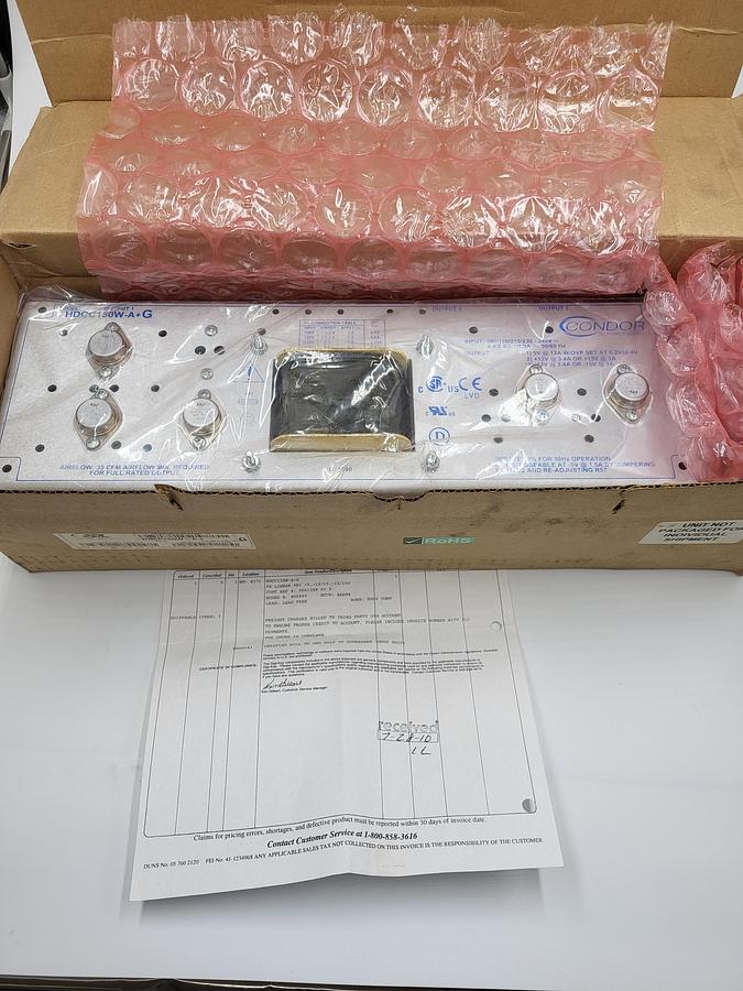 CONDOR power supply HDCC150-A+G *NEW IN BOX*