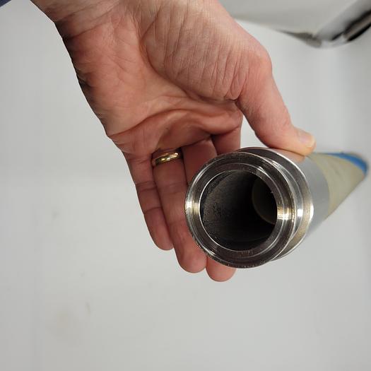 Sanitary Couplers 150 PSI WP hose 1-1/2" x 24" meets FDA/PMO USDA 3-A & stainless Sanitary Fitting 992410SKO R1F8 PC150R HS both ends *New*