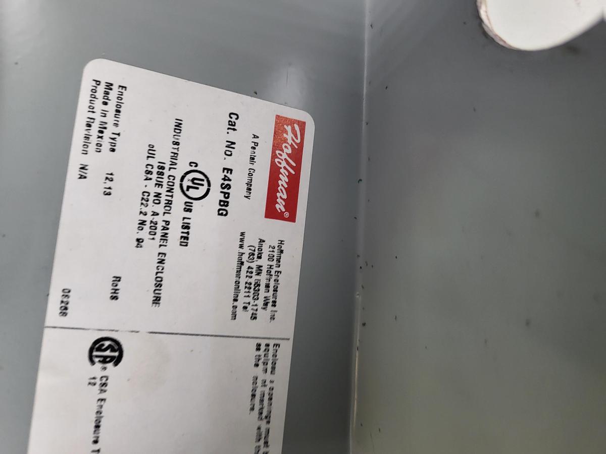 Used Hoffman E4SPBG sealed enclosure box 6" x 7" x 2-3/4"