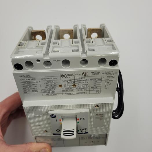 Used AB ALLEN BRADLEY CIRCUIT BREAKER 140G-J6F3-D25-KA